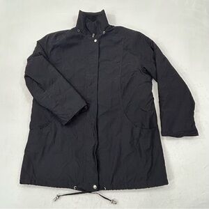 Vintage CS Signature Black Full Zip Collared Outdoor Winter Jacket Adult Size 1X